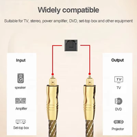Xput Câble or Toslink de haute qualité Câble à fibre optique audio numérique haute définition 0.5M 1M 1.5M 2M 3M 5M 10M