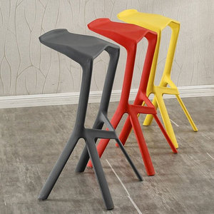 Factory Promotion Modern Plastic bar Stool Durable <strong>High</strong> <strong>Chair</strong> for Kitchen and Outdoor Garden Furniture - Product Image 1