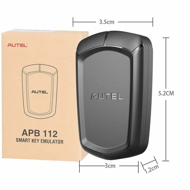 For Autel APB112 Smart Key Simulator ABS Car Diagnostic Tool Engine Analyzer for All Keys Lost Im608 Im508 2 Year Warranty