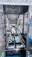 Machine de chargement automatique de plateaux industrielle haute performance, insérateur de plateaux à plaque supérieure pour la production en boulangerie 220V 3KW