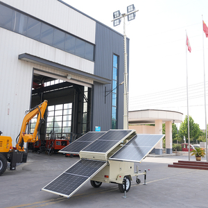 Torre de Iluminación Solar Hidráulica Móvil con 4 Paneles <span class=keywords><strong>Solares</strong></span>, <span class=keywords><strong>Precio</strong></span> de Fábrica - Product Image 5