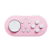 Mini Control Inalámbrico KS54, Control de Bolsillo Portátil para Switch, PC, Teléfono con Macro, Turbo, Vibración Ajustable y Reasignación de Teclas