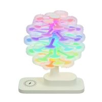 Nouvelle lampe de table de charge sans fil en forme d'arbre en spirale créative, en matériau ABS, lumière d'ambiance nocturne pour téléphone portable, casque, montre, moderne
