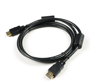 Câble personnalisé en usine mâle-mâle avec ferrites, gaine en PVC, conducteur en cuivre nu <span class=keywords><strong>pour</strong></span> home cinéma - Product Image 1