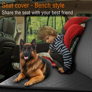 Sanan-funda para asiento trasero de coche, hamaca acolchada impermeable para perros con solapa lateral - Product Image 2