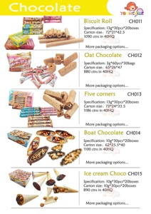 Wholesale Sweet Crispy <strong>Chocolate</strong> &amp; Cream Filled Wafers in Box - Product Image 4