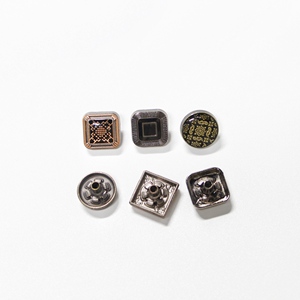 Waschbare Maßgefertigte <span class=keywords><strong>Jeans</strong></span>-Nieten mit Graviertem Logo Metallknöpfe Goldknöpfe und Druckknöpfe für Denim-Kleidung - Product Image 4