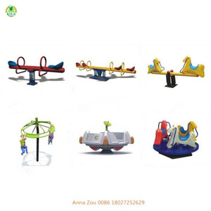 Parque juguetes de plástico a mano tiovivo para niños Merry Go Round Horse a la venta - Product Image 2