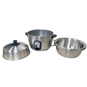 100-120V Voltage Keep Warm Stainless Steel Inner Pot Rice Cooker Steamer - Product Image 3