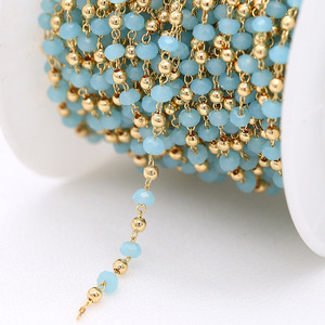 Латунная Цепочка с кристаллами - Product Image 5