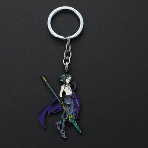 Nueva llegada Anime <span class=keywords><strong>Genshin</strong></span> impacto figura llavero dibujos animados llaveros 12 diseños opción - Product Image 6