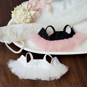 Conjunto de Vestido Tutú Rosa para Muñeca de 10-15 cm, Traje de Bailarina con Top Negro y Accesorios para Niñas, Juguete de Moda - Product Image 6