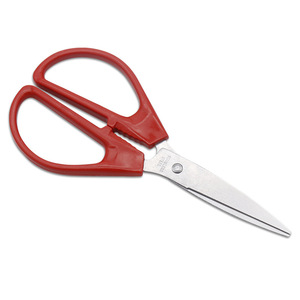 Stainless Steel Office Scissors Red Straight Head Home Use Paper Cutting Tool - Product Image 2