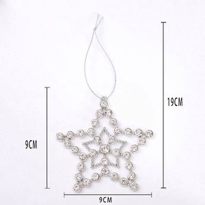 เครื่องประดับต้นคริสต์มาสโลหะประดับเพชร ตกแต่งรูปตุ๊กตาหิมะ ผลิตในจีน สำหรับใช้เป็นของขวัญในวันหยุดที่บ้าน - Product Image 5