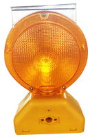 Solar Barricade Light Not warnleuchte Sicherheits-Ampel mit 2 LEDs