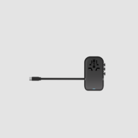 Nouvel adaptateur de voyage universel 65W avec câble USB-C rétractable, chargeur mural tout-en-un avec adaptateur de prise secteur