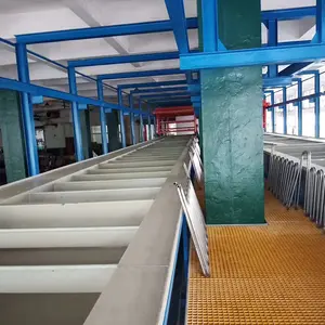 Automatic big capacity aluminium anodizing machine plant aluminium profile anodizing equipment