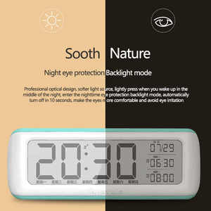 Fullwill Kỹ Thuật Số Mất Trí Nhớ Đồng Hồ Báo Thức Với Millisecond Bàn <span class=keywords><strong>Led</strong></span> Lịch Mất Bộ Nhớ Đồng Hồ Eldery - Product Image 3