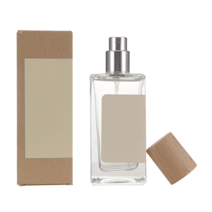 Nuevo Envase de Perfume en Spray Cilíndrico Minimalista y Elegante de Vidrio con Tapa de Madera - Product Image 5