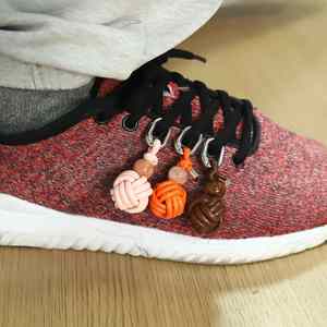 New Ins-Style Bag Keychain <b>Pendant</b> Creative Handmade Woven Spherical Design Fresh Shoe Accessory - Product Image 4