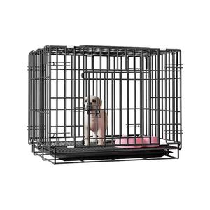 Fábrica al por mayor tamaño de alambre de hierro grueso se puede personalizar jaula grande para perros casas perro Alambre de hierro Metal plegable mascota <span class=keywords><strong>Animal</strong></span> jaula para mascotas - Product Image 1