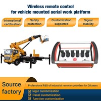 hydraulique joystick vanne directionnelle 4 leviers camion grue radio kits de télécommande intelligents
