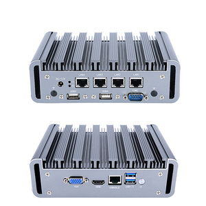 Nouveau prix avantageux, serveur Windows 10 embarqué, 2 ports LAN, processeur X86 6/7e génération CoreTM I7/i5/i3, SSD+HDD, mini PC industriel sans ventilateur UU-3812 - Product Image 1