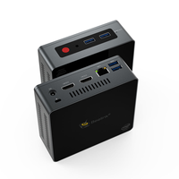 Mini PC Beelink GK avec processeur Intel Celeron J5005, 8 Go de RAM DDR4, SSD de 128 Go ou 256 Go, ordinateur de bureau mini, HDMI, USB, mini tour