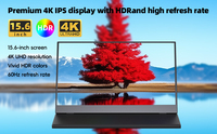 15.6 Inch FHD 1920x1080 USB Monitor Stock Portable Monitor for Laptop