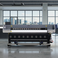 Impresora de Inyección de Tinta Eco Solvente Digital Pequeña para Impresión de Vinilo y Adhesivos de Gran Formato Rollo a Rollo Yinstar Factory Xp600 I3200