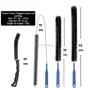 Kit <span class=keywords><strong>de</strong></span> nettoyage d'évent <span class=keywords><strong>de</strong></span> sèche-linge domestique Brosse à charpie mince pour enlever les peluches obstruées - Product Image 3