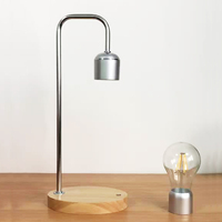Led Ara Levitacion Ada Fluttuante Levetating şamandıra ışık manyetik levitasyonunun yüzen lamba Levitating lambası kablosuz şarj cihazı