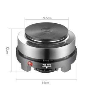 Réchaud à café multifonctionnel <span class=keywords><strong>de</strong></span> qualité garantie 500w Mini cuisinière électrique <span class=keywords><strong>de</strong></span> cuisine <span class=keywords><strong>Plaque</strong></span> chauffante solide avec certification - Product Image 2