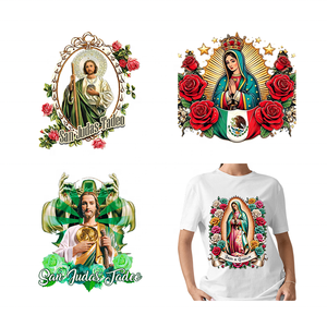 2026 Últimas pegatinas de transferencia térmica de plastisol lavables con logotipo personalizado cristiano para transferencias al por mayor, transferencias termoadhesivas para <span class=keywords><strong>ropa</strong></span> - Product Image 1