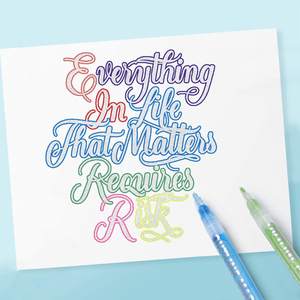 12 colori biglietti regalo di auguri disegno doppia linea contorno <span class=keywords><strong>penna</strong></span> Glitter pennarelli per pittura Magic Outliner Line Art Pens - Product Image 5