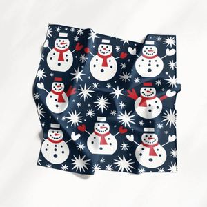 Pañuelo de Seda Cuadrado Pequeño de 50x50cm para Cuello, Cabeza o Muñeca, Uniforme de Azafata, Código de Vestimenta Profesional, Personalizable - Product Image 2