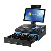 Machine de point de vente 15.6 ''tout en un systèmes de point de vente/caisses enregistreuses à écran non tactile pour petite entreprise S6