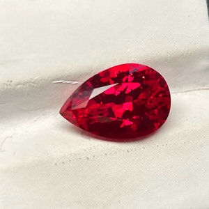 HQ GEMS 3x5-13x18mm Ovaal Geslepen 6A Kwaliteit 8 Karaat Corundum Robijn Steen Laboratorium gekweekte Rode Robijn Prijs Per Karaat - Product Image 5