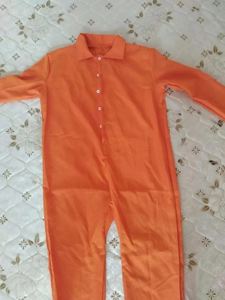 Disfraz de Prisionero de Alta Calidad para Halloween 2026, Uniforme de Recluso, Talla Grande para Adultos, Mono Naranja para Hombre - Product Image 6