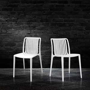 Chaise de salle à manger empilable moderne au design personnalisé avec plastique PP pour la maison et la cuisine - Product Image 5