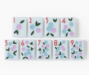 Collection Mahjong Bleu Doux de Luxe Moderne AERIN - Tuiles de Mahjong Américaines en Acrylique - Jeu Personnalisé en Gros - Product Image 2
