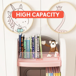 Armoires de rangement en plastique vert clair pour enfants, étagères de rangement pour jouets de <span class=keywords><strong>maternelle</strong></span> - Product Image 3