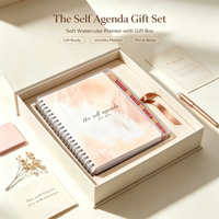 Agenda numérique personnalisé A4/A5 avec impression offset, reliure parfaite, sublimation, estampage à chaud, pour la planification de la vie et la gestion de l'auto-soin, avec pages vierges inspirantes et motivantes.