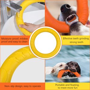 Jouet à mâcher pour chien écologique de 25 cm, anneau de traction pour mâcher agressivement, idéal pour l'entraînement des animaux de compagnie - Vente en gros - Product Image 4