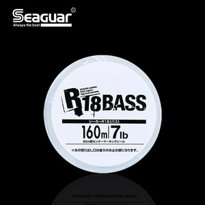สายเอ็น Seaguar R18 Orange Label Bass 160 เมตร สีขาว ฟลูออโรคาร์บอน 7 ปอนด์ ความแข็งแรงสูง สำหรับตกปลาเบส - Product Image 2