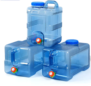 Cubo para exteriores, tanque de almacenamiento de agua, grifo, Material de PVC, 2L-15L para el hogar, coche, viaje por carretera, almacenamiento de agua Mineral pura para excursiones - Product Image 2