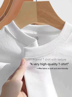 T-shirt personnalisé pour homme en coton uni, uniforme de team building, cadeau promotionnel publicitaire, impression DTF DTG, tee-shirt vierge en gros