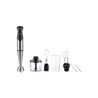 Nouveau mixeur plongeant électrique portable avec lumière LED, en acier inoxydable, 1000W, écologique, facile à nettoyer, pour usage domestique