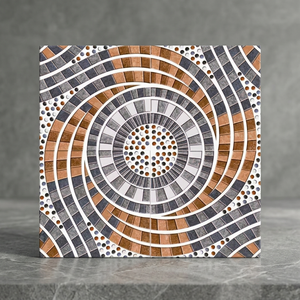 Punch Series Heavy Duty Porcelain Tiles 30x30cm Matt Deep Punch Outdoor Indian Design - Product Image 1
