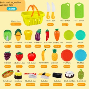 Juego de utensilios de cocina de plástico unisex para cocina, juego de utensilios de cocina de gas para frutas y verduras, regalos de cumpleaños perfectos, pequeños chefs - Product Image 5